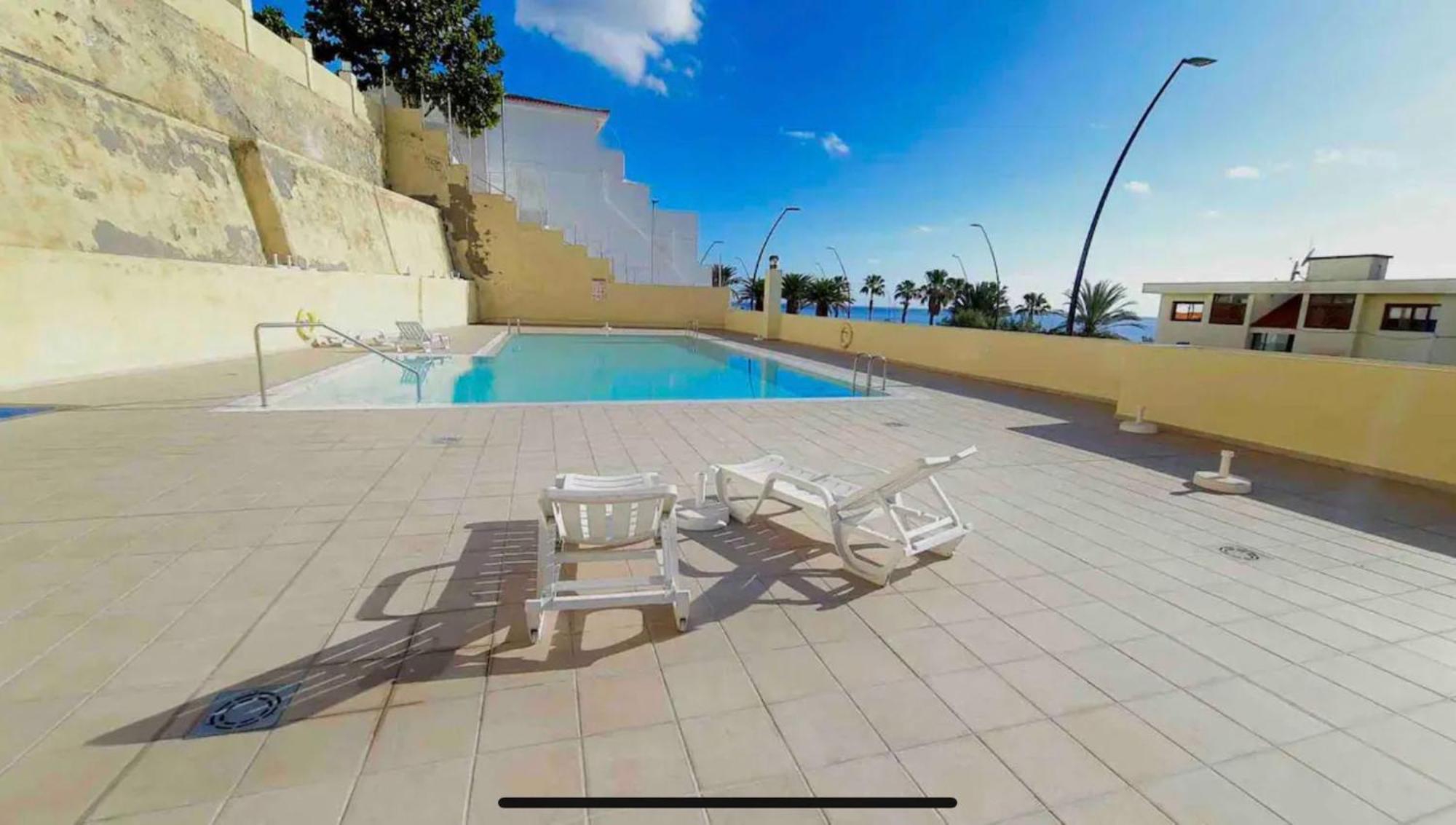 Los Cristianos - San Telmo Piscina Y Vistas Mar 1 Экстерьер фото